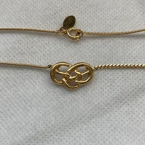 Love Knot Necklace Vintage Avon